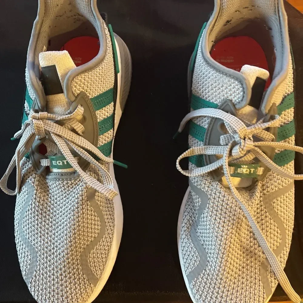 adidas green gray
